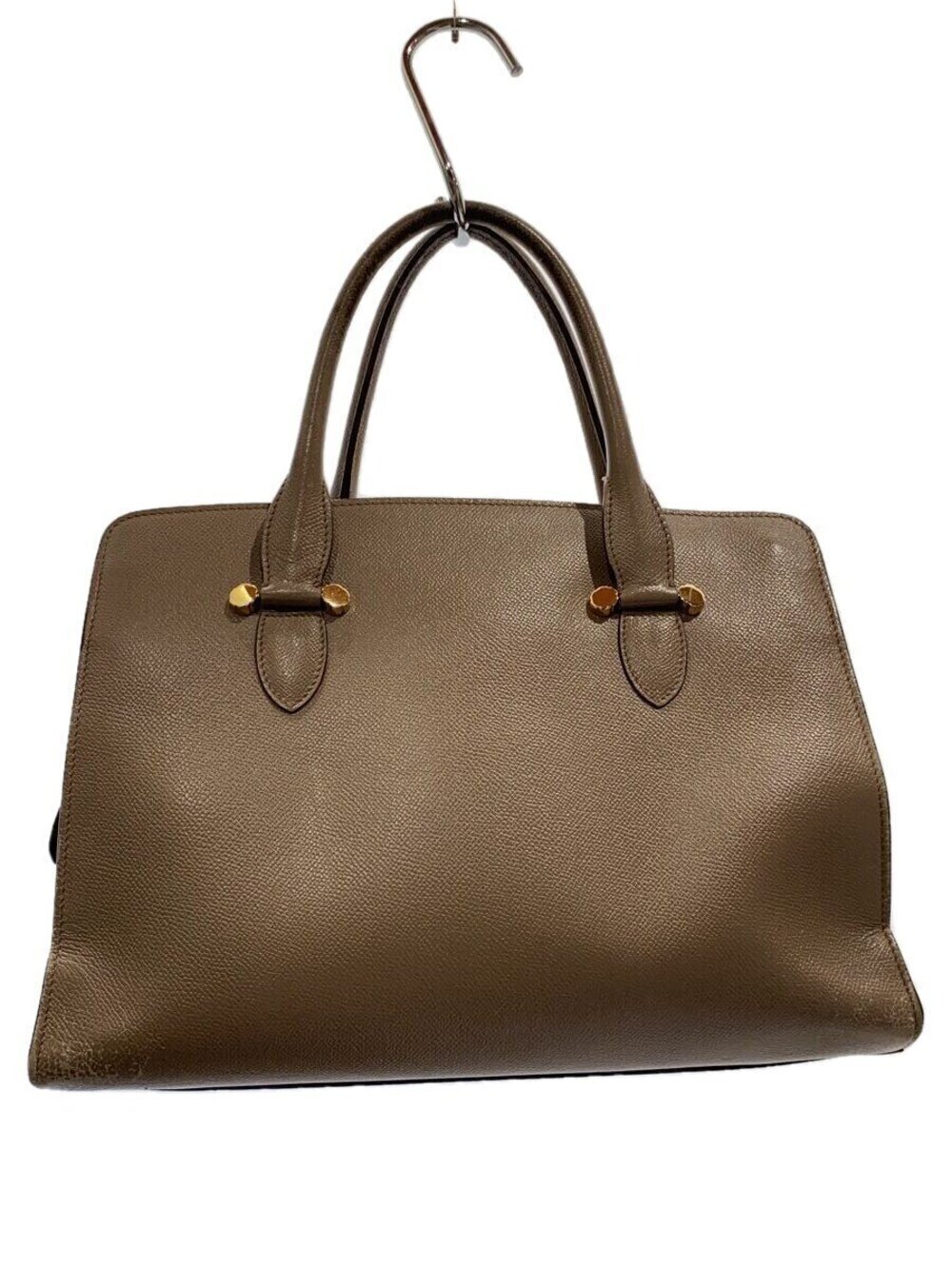 Salvatore Ferragamo handbag leather Beige Cream